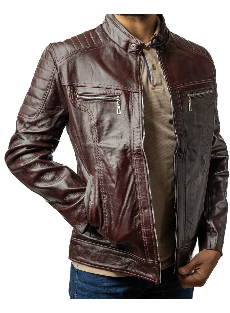 Premium Genuine Leather Jacket for Men  - Image 1