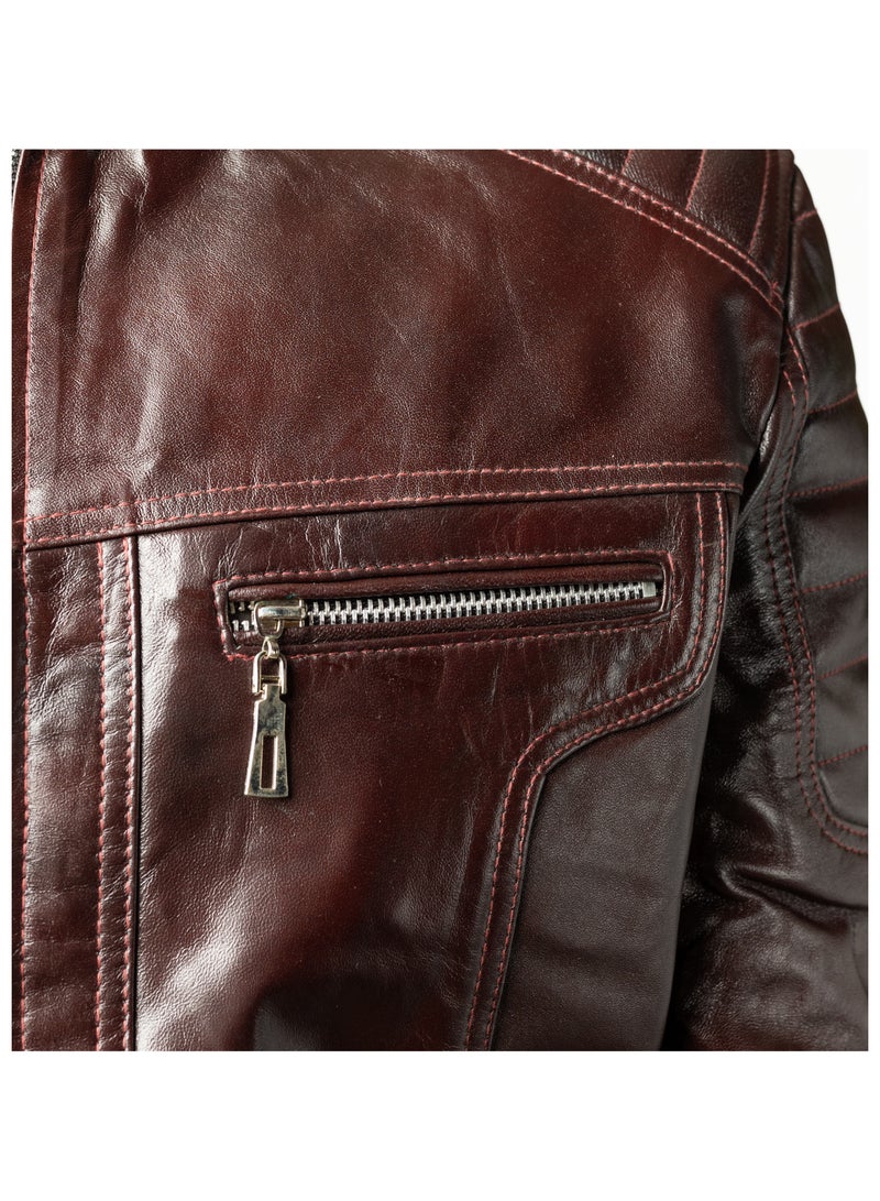 Premium Genuine Leather Jacket for Men  - Image 4