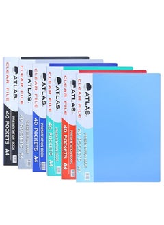 ATLAS File Presentation Book A4 40 Pockets Atcl012 (PACK OF 6)  - Image 1