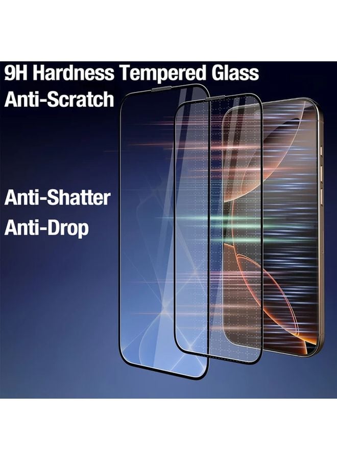 2pcs Tempered Glass Screen Protector And Camera Lens Protector For iPhone 13 Pro Max - Image 4