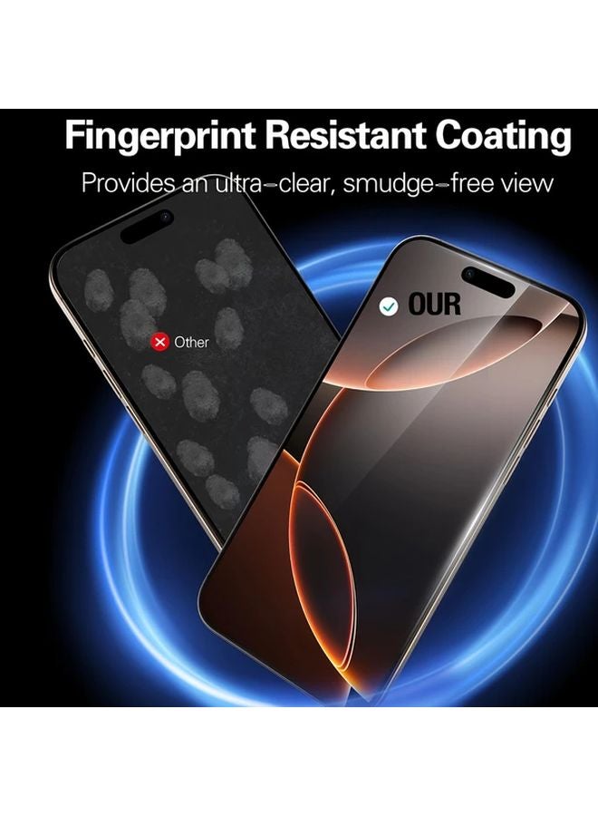 2pcs Tempered Glass Screen Protector And Camera Lens Protector For iPhone 13 Pro Max - Image 5