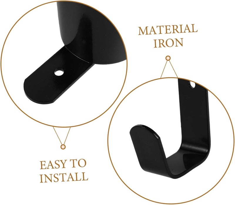 Wide use compliant quality Beaupretty 4pcs Horse Bridle Hanger Wall Mount with Screws, Iron Metal Bridle Holder with Multiple Hooks and Right Angle Bracket, Streamlined Installation for Equestrian Stable Equipment Land transit & shipment compatible Widely used design Easy assemble alternatives N/S/C nationwide deliver Longevity optimized build Pre-stock well-packed goods Narrow & wide space compatible Easy store & transit build Long term use design Diverse application fit Non sticky surface Low dust buildup Hardness boosted processed substance Wide range expanded design Easy hand assemble compatible Practical design alternatives All-scene compatible build Foldable One piece build Modern look Various fittings Multi-price design picks All season compatible build User tested optimized build - Image 3