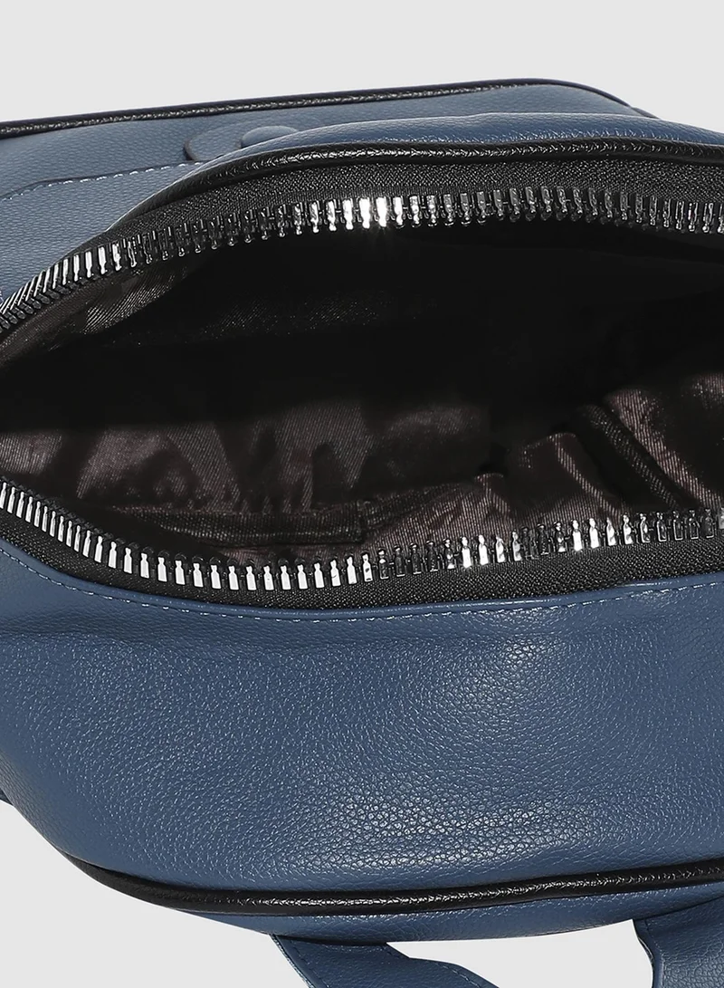 صوص هاوت حقيبة ظهر صغيرة دائرية - أزرق نيلي