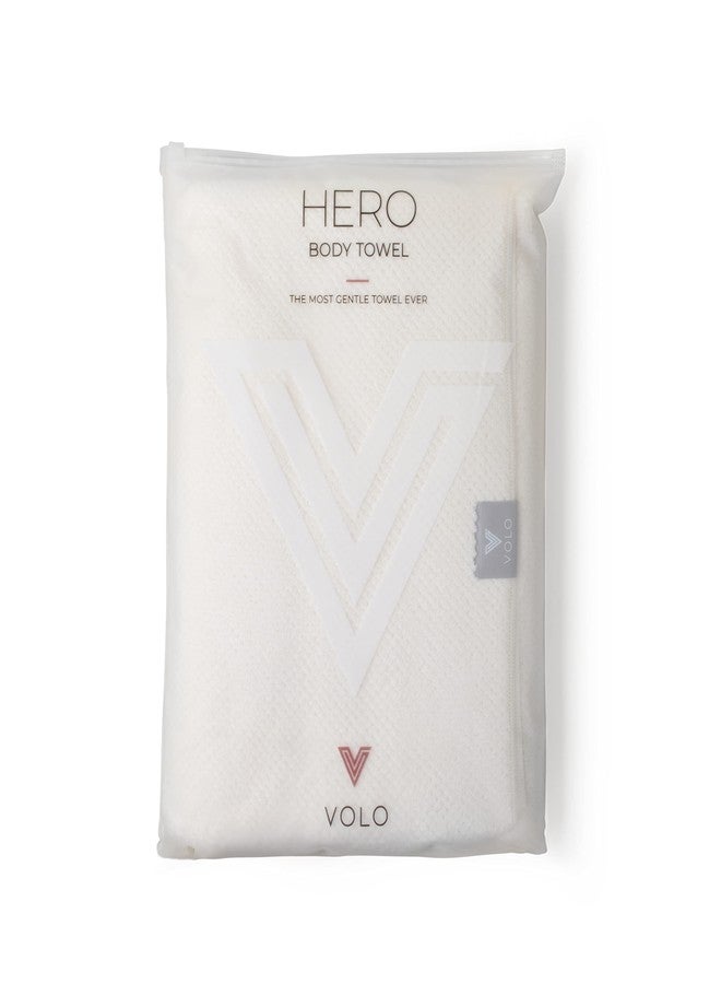 VOLO Hero Salt White Body Towel | Luxury Bath Towel | Ultra Soft, Super Absorbent, Quick Drying Nanoweave Fabric | Spa Towels for Bathroom | Extra Large Post Shower Wrap | Gentle on Skin | Microfiber - Image 1