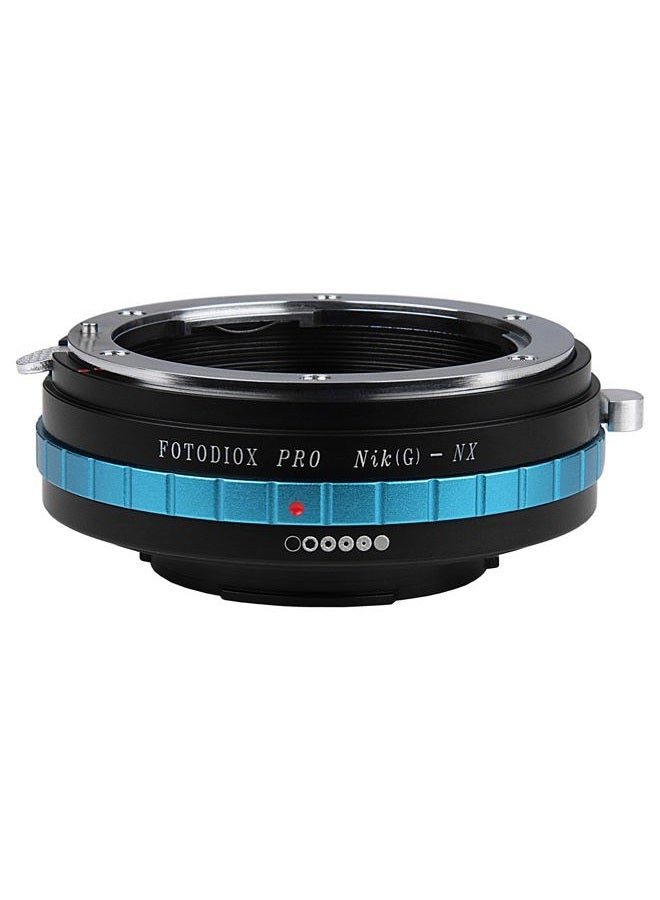 Fotodiox Lens Mount Adapter, Nikon G-Type, and DX-Type Lens to Samsung NX-Series Camera, fits Samsung NX5, NX10, NX11, NX20, NX100, NX200, NX210, NX1000 - Image 1