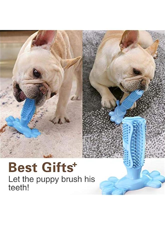 Large Blue Pet Dog Toothbrush Chew Toy for Teeth Cleaning Dental Care Puppy Training Playing - Image 2