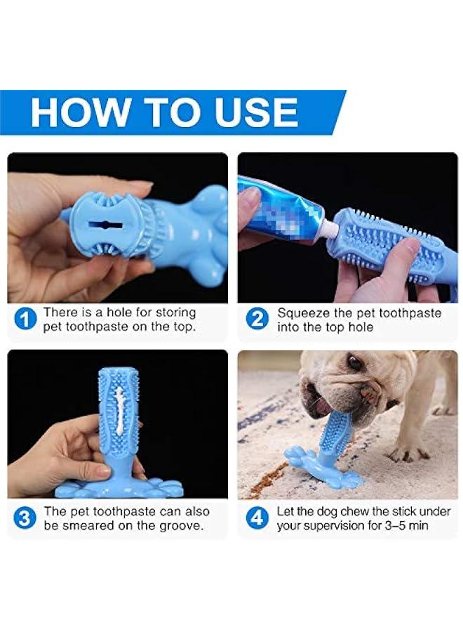 Large Blue Pet Dog Toothbrush Chew Toy for Teeth Cleaning Dental Care Puppy Training Playing - Image 4