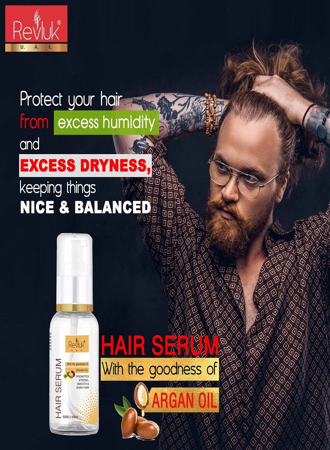 Revluk- Hair Serum - Protection and Shine, For Dry, Flyaway & Frizzy Hair, Instant Shine & Smoothness | Regular use Hair Serum 50 ml - Image 4