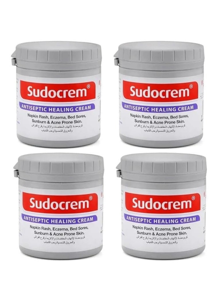 Sudocrem Sudo.crem Original Fresh Arabic Antiseptic Healing Rash Cream Value Pack 4 x 60g  - Image 1