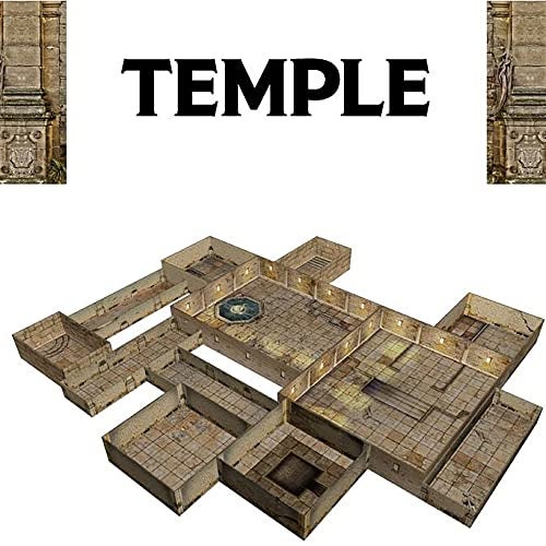 Gale Force Nine Tenfold Dungeon The Temple Modular Roleplaying Terrain Set 5e RPG Adventure GF9TFD04 - Image 5