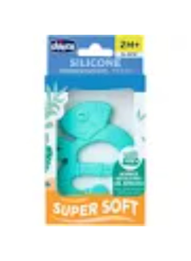 Chicco Super Soft Iguana Teether 2m+ Teal - Image 4