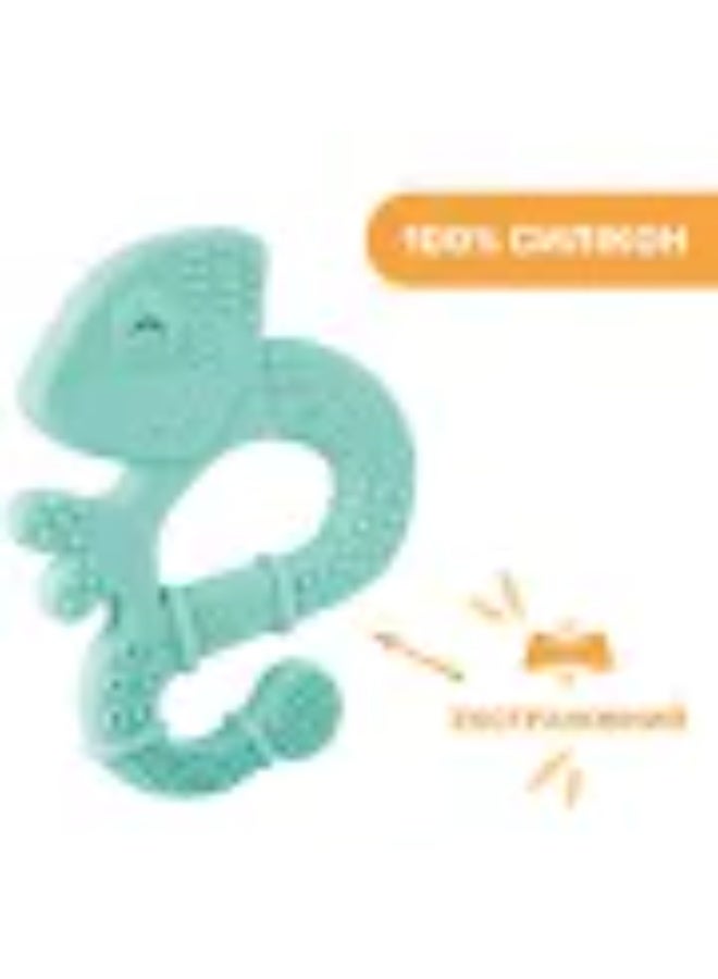 Chicco Super Soft Iguana Teether 2m+ Teal - Image 2