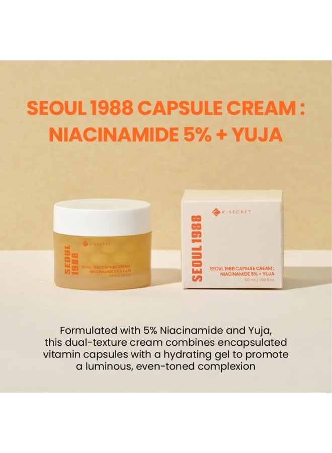 كي-سيكريت كريم كبسولة سيول 1988: نياسيناميد 5% + يوجا 50 مل - Image 2