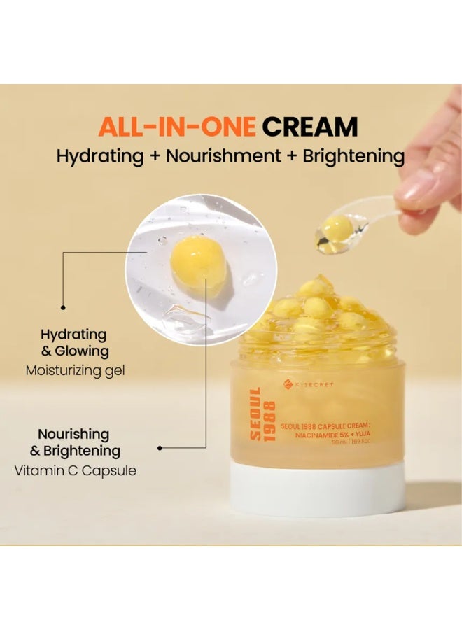 كي-سيكريت كريم كبسولة سيول 1988: نياسيناميد 5% + يوجا 50 مل - Image 3