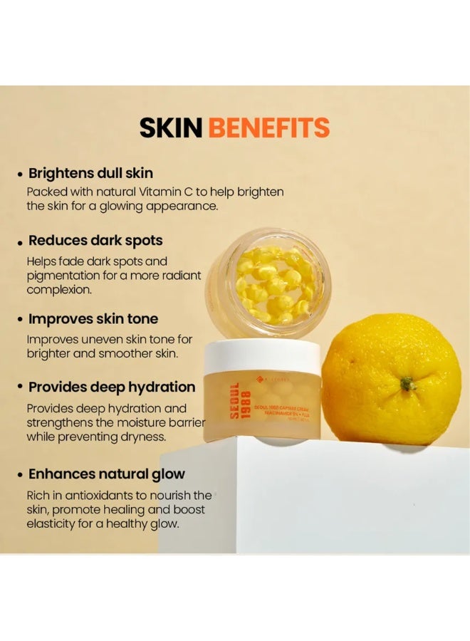 كي-سيكريت كريم كبسولة سيول 1988: نياسيناميد 5% + يوجا 50 مل - Image 5