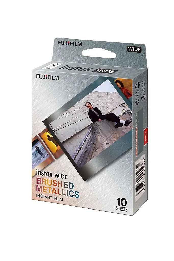 Instax FUJIFILM INSTAX WIDE Brushed Metallics Film (10 Exposures) - Image 1
