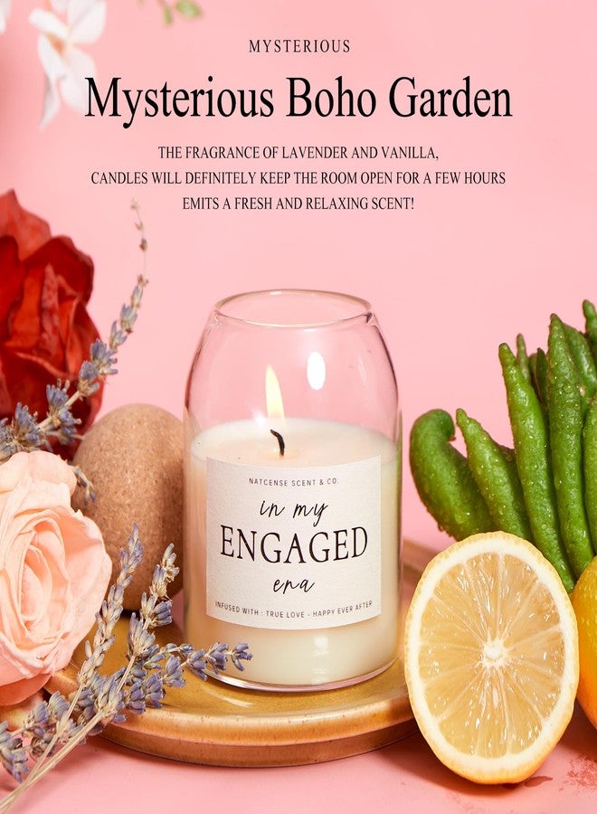 NATCENSE Engagement Gifts for Couples, Engaged 2026 Lavender Bergamot Scented Soy Candle, Perfect for Engagement Party, Bridal Shower and Anniversary Celebrations (in My Engaged Era) - Image 2