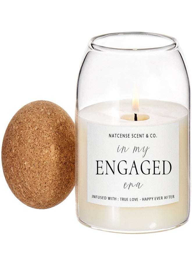 NATCENSE Engagement Gifts for Couples, Engaged 2026 Lavender Bergamot Scented Soy Candle, Perfect for Engagement Party, Bridal Shower and Anniversary Celebrations (in My Engaged Era) - Image 1