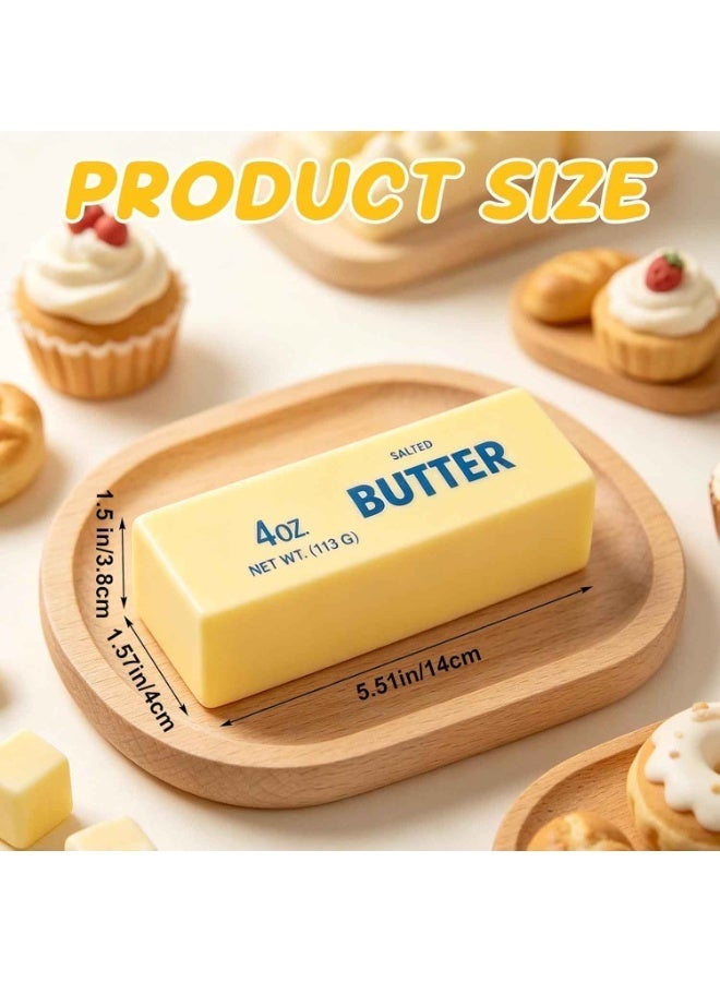 2PCS,Butter Squeeze Toy, Butter Stick Toys Slow Growth Relax PU Material for Office School Anxiety Relief and Decompression - Image 4