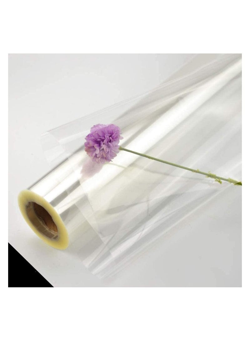 Clear Cellophane Wrap Roll 100m x 70cm Long Thick Cello Roll, Gift Wrapping for Flowers Basket Crafts Treats - Image 2