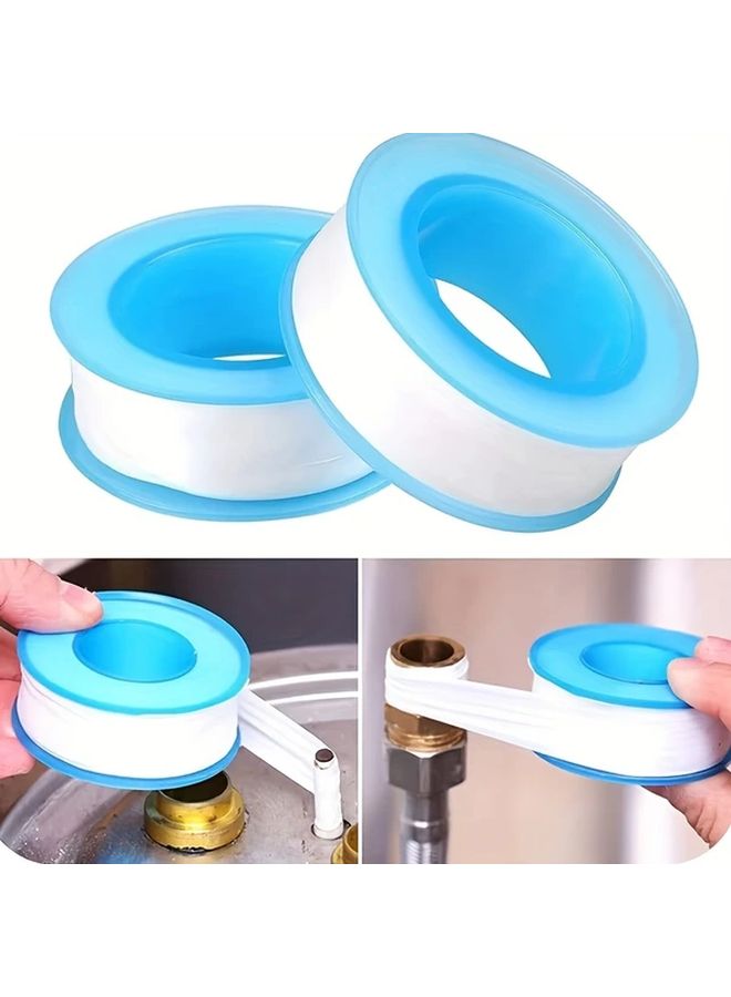 Blue PTFE Thread Seal Tape Set 18pcs Leak Free Plumbing Sealant for Shower Heads Faucets - Image 5