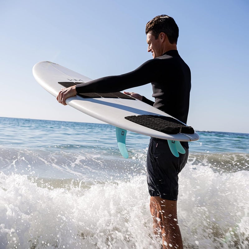 Surf Squared Twin, Thruster or Quad Fin Set - Solid Fiberglass for Lightweight Durability & Top Performance - Compatible with Futures Single Tab Surfboards - Image 5