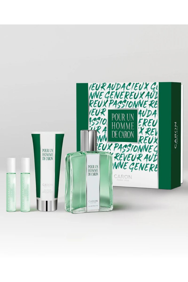 CARON بور أوم أو دو تواليت 125 مل - مجموعة هدايا (قد تختلف المحتويات) - Image 2