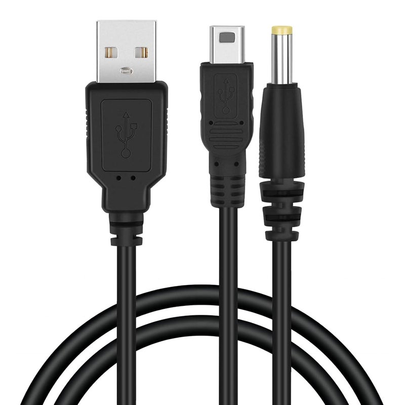 eWINNER Simple upgraded construction eWINNER PSP Replacement Charger Cable Portable 2 in 1 Data and Power USB Cable Transfer Charge Cable Cord Compatible with Sony PSP 1000 2000 3000 Controller Home & professional compatible - Image 2