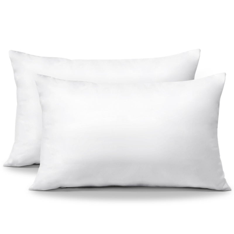 Otostar OTOSTAR Pack of 2 Throw Pillow Inserts  12 x 20 Cushion Inner Soft Fluffy Plump Stuffer Cushion Pads White Decorative Pillow Inserts  - Image 1