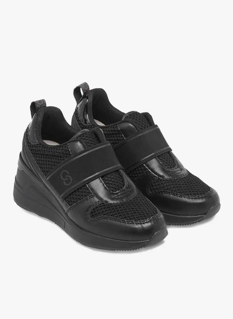 Celeste Wedge Heel Ankle School Sneakers