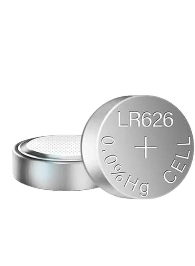 بيستون بطارية ليثيوم دائرية LR626 AG4/377 1.5 فولت، بطارية زر طويلة الأمد للساعات والآلات الحاسبة والألعاب والأجهزة الإلكترونية الصغيرة (عبوة من 10 قطع) - Image 2