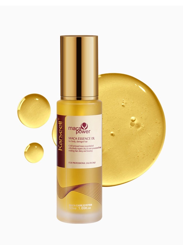 Karseell Karseell Moroccan Argan Oil for Hair Healing Cold Pressed Weightless Argan Oil Hair Serum for Dry Damaged Hair 50ml  - Image 1
