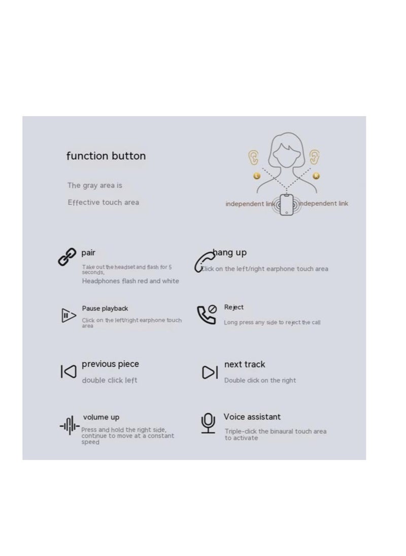 Excefore Ear-Clip Bone Conduction Headphones Bluetooth 5.3, Painless Wireless Open Ear Clip on Earbuds, Connecting Dual Devices Simultaneously, with Charging Case, Waterproof Earbuds for Sports  - Image 3
