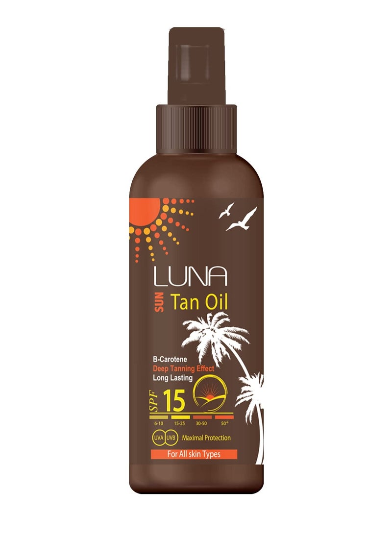 Luna Luna Sun Tan Oil Spf 15 Spray 200 Ml  - Image 2