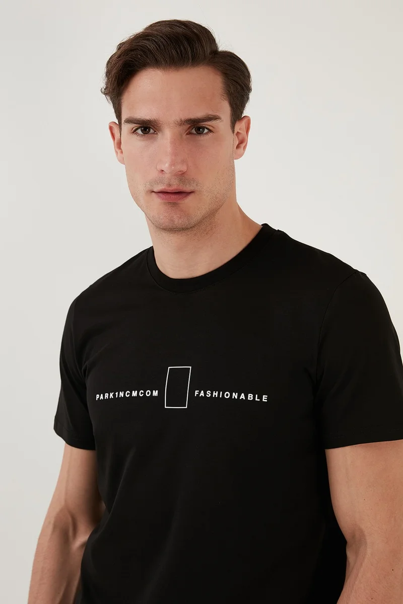 بوراتي Cotton Regular Fit Crew Neck T Shirt Men's T Shirt 5902620