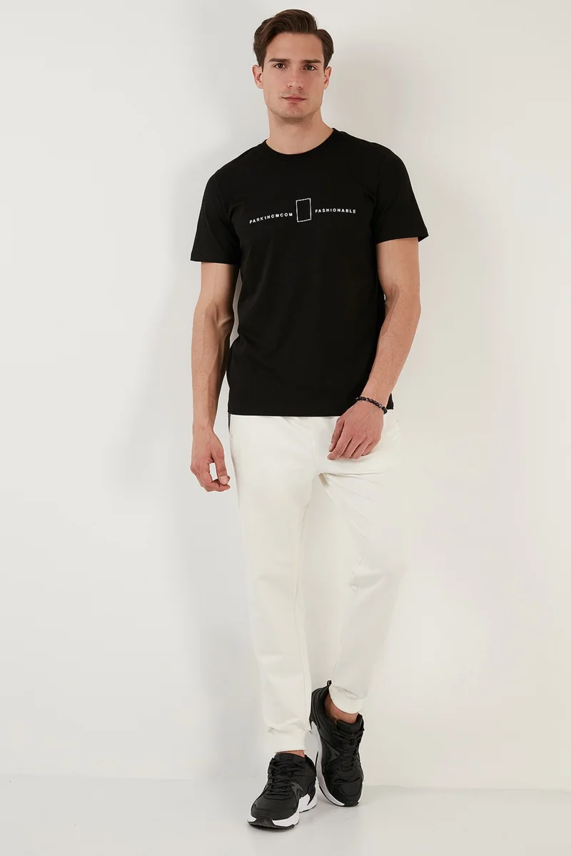 بوراتي Cotton Regular Fit Crew Neck T Shirt Men's T Shirt 5902620