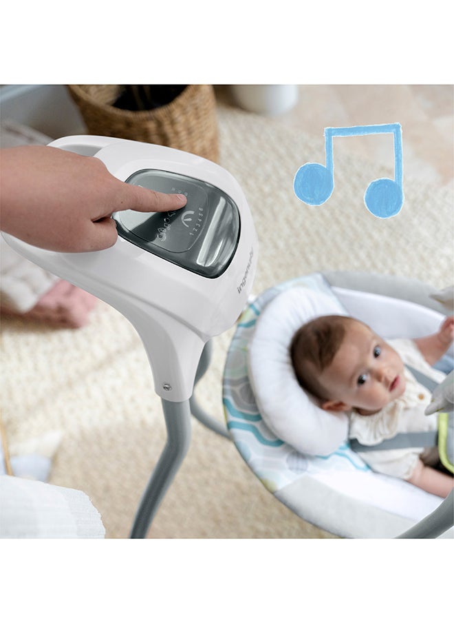 ingenuity - Simple Comfort Multi-Direction Compact Vibrating Baby Swing - Everston - Image 1
