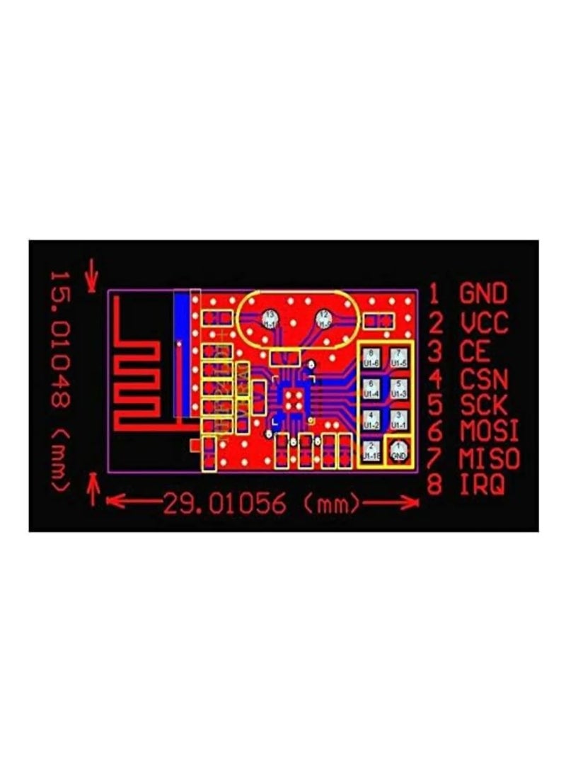 4pcs NRF24L01 2.4G Transceiver Module - Image 4