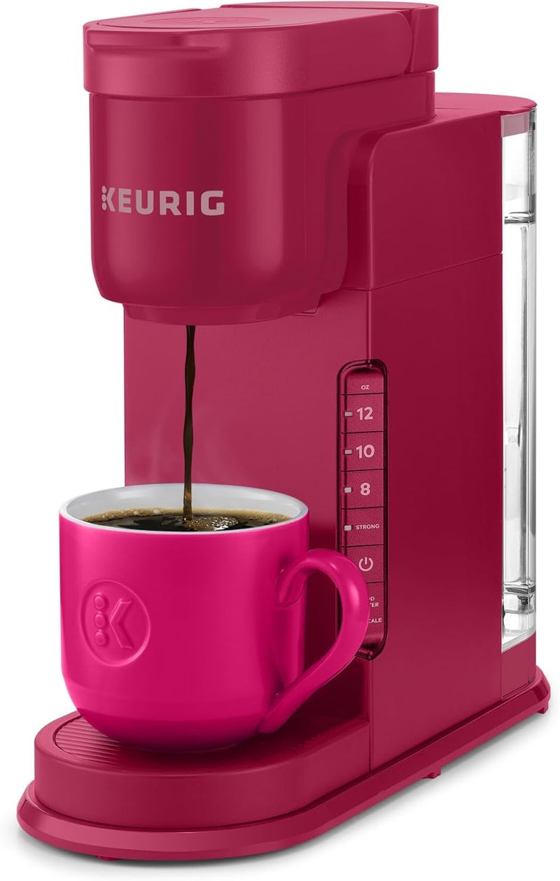 Keurig صانعة القهوة K-Express ذات الحصة الواحدة – خيار التحضير القوي، خزان سعة 42 أونصة، تصميم أنيق لاستضافة العطلات والهدايا، توت العطلة - Image 1