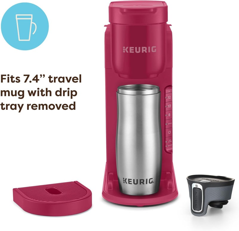 Keurig صانعة القهوة K-Express ذات الحصة الواحدة – خيار التحضير القوي، خزان سعة 42 أونصة، تصميم أنيق لاستضافة العطلات والهدايا، توت العطلة - Image 5