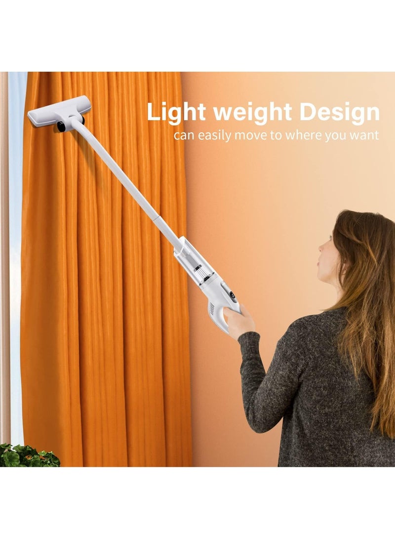 DubaiGallery Handheld Cordless Vacuum Cleaner Portable HEPA Filter Super Suction Car Vacuum Cleaner Ultra Light USB Rechargeable with 3 Random Mode Switch Suitable for Car Floor home Sofa Carpet Bed Hoover - Image 3