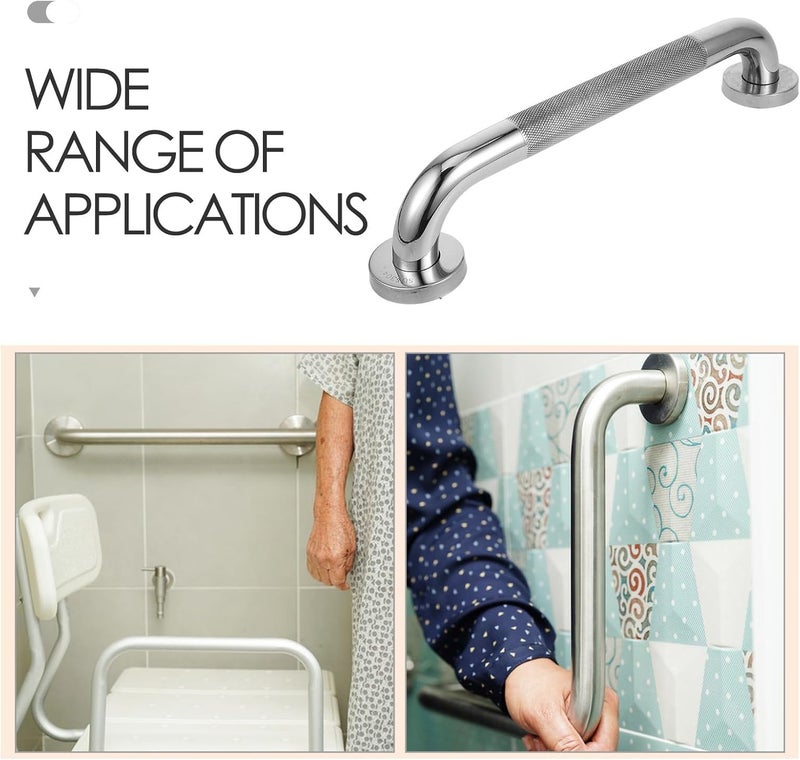 Timely planned dispatch Stainless Steel Shower Grab Bar 304 Knurled Anti-Slip Bathroom Handrail for Elderly and Disabled Safety Support Handle 32-40cm Wall Mounted Bath Rail Fit Saudi festive occasions On-demand local restock Transit damage minimized design Trendy economical quality Popular practical build All storage space compatible Elegant design Local & cross border ship compatible Dust proof Liquid tight joint Rack sorted local inventory Chemical free Quick assemble Elegant practical design Long term heavy use compatible Premium daily living gear All climate suitability Gulf market trial optimized design Multi-use well-engineered build Multi-use detailed build Various fittings Light durable upgraded substance Highly recommended by buyers Demand fit global economical quality - Image 3