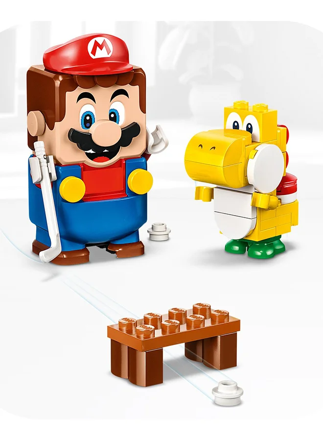 LEGO Super Mario: Picnic At Mario’S House Expansion Set 71422 Building Toy Set; Collectible Playset Featuring A Yellow Yoshi Figure; Gift Idea For Kids Aged 6 And Over (259 Pieces)