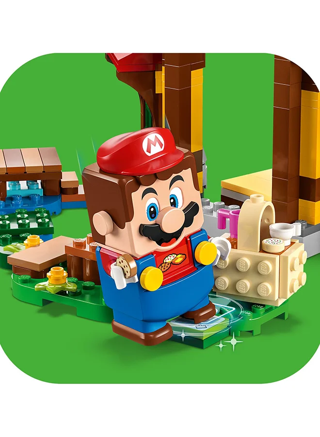 LEGO Super Mario: Picnic At Mario’S House Expansion Set 71422 Building Toy Set; Collectible Playset Featuring A Yellow Yoshi Figure; Gift Idea For Kids Aged 6 And Over (259 Pieces)