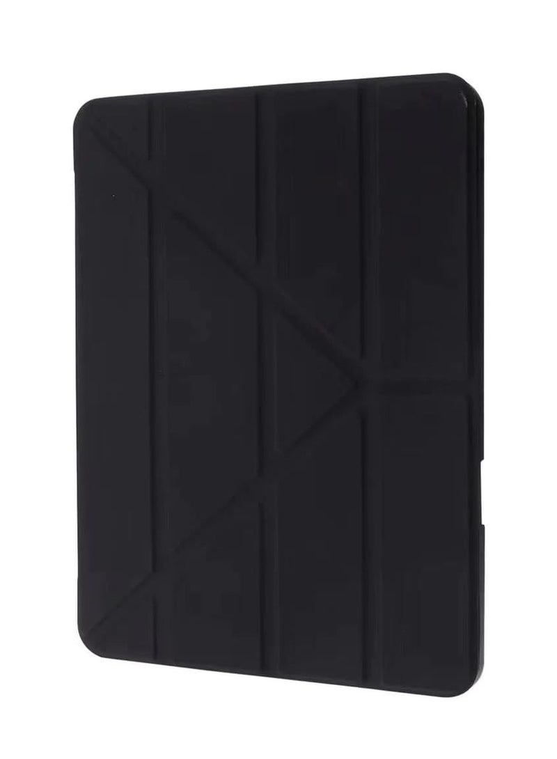 Case for for iPad Air 11 inch (2024\2025) M2 air 4\5 with Pencil Holder, 5-in-1 Multiple Viewing Angles, Soft Clear Back Cover, Auto Wake/Sleep, (black) - Image 3