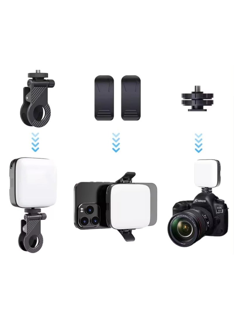 ضوء سيلفي للموبايل – مصباح ليد قابل للتعتيم وإعادة الشحن لتصوير الفيديو ومكالمات اللابتوب - Image 2