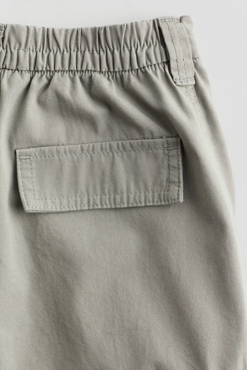 اتش اند ام بنطلون كارغو واسع الساق