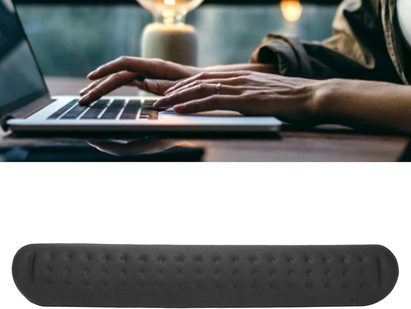 klarako Memory Foam Keyboard Wrist Rest Pad,Keyboard Wrist Rest Pad Support Mouse Wrist Cushion Support for Office Computer Laptop,Ergonomic Hand Rest Support Mouse Wrist Rest Support for Mouse Hand Ache - Image 3