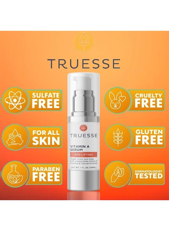TRUESSE Ayurvedic Vitamin A Serum – Natural Retinol for Firm Bright Skin - Reduces Under Eye Bags – Hyaluronic Acid for Hydration - Image 3