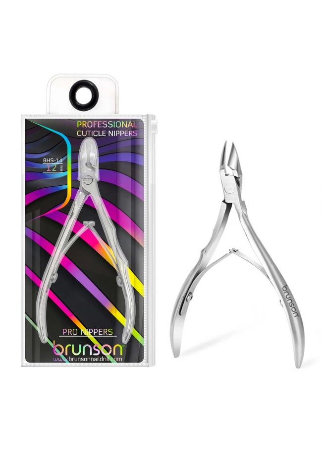 brunson Professional Cuticle Nipper BHS 14 12mm BHS-14  - Image 1
